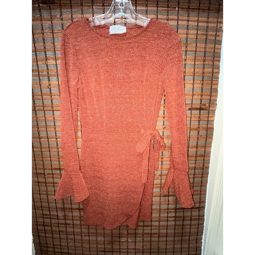 Women's Painted Threads Mini Sweater Dress In Rust‎ Color Size Medium EUC